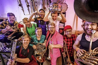 Die Maddis'son Brass Band tritt beim Ebneter Kultursommer auf