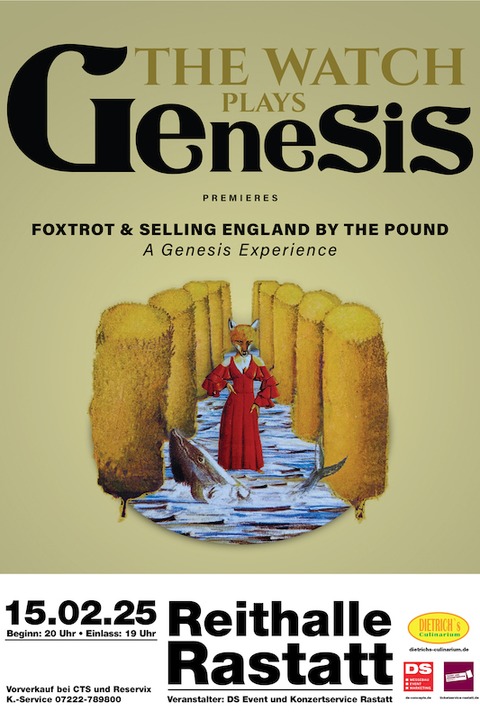 The Watch plays GENESIS - Foxtrot & Selling England By the Pound - Rastatt - 15.02.2025 20:00