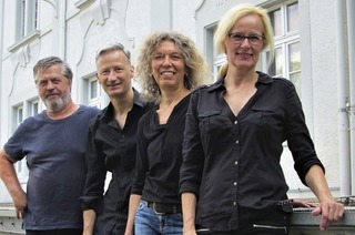 Das Jazz4Fun-Orchester bringt im Storchenhof Teningen zeitlosen Jazz auf die Open-Air-Bhne.