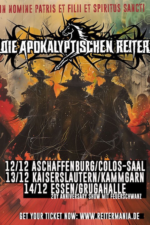 DIE APOKALYPTISCHEN REITER - In nomine Patris et Filii et Spiritus Sancti - Kaiserslautern - 13.12.2024 20:00