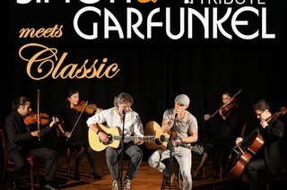 Simon & Garfunkel Tribute meets Classic- Duo Graceland mit Streichquartett & Band