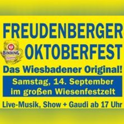 21. Freudenberger Oktoberfest - WIESBADEN - 14.09.2024 17:00