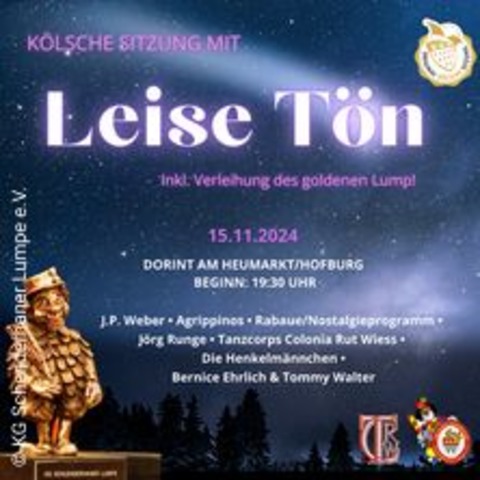 Klsche Sitzung mit Leise Tn - KLN - 15.11.2024 19:30