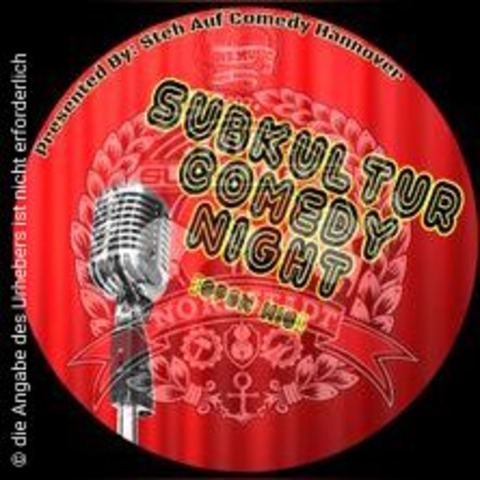 Comedy Open Mic - HANNOVER - 12.12.2024 20:00