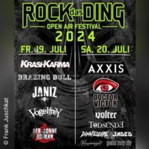 ROCK das DING Festival - Tagesticket SA - BALGE - 20.07.2024 13:00