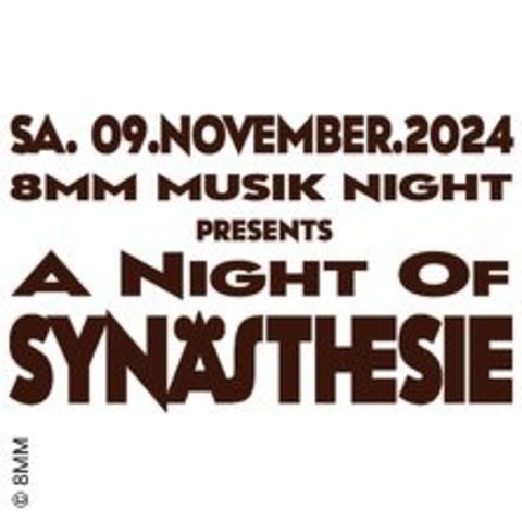 A Night Of Synsthesie: Tempers, Dummy.. - BERLIN - 09.11.2024 19:00