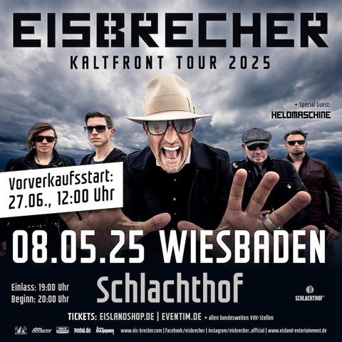 EISBRECHER - KALTFRONT TOUR 2025 - Wiesbaden - 08.05.2025 19:00