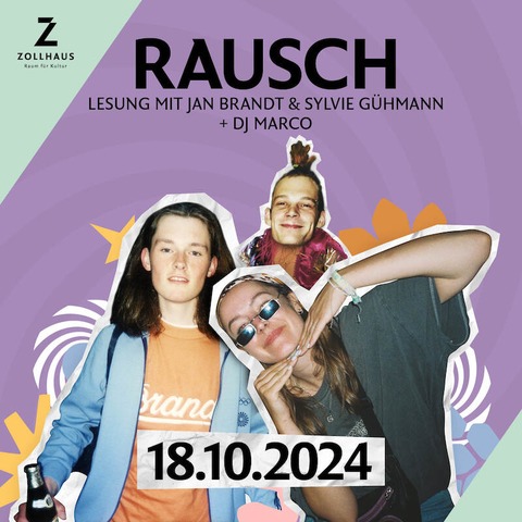 Jan Brandt & Sylvie Ghmann - Rausch - Leer - 18.10.2024 20:00