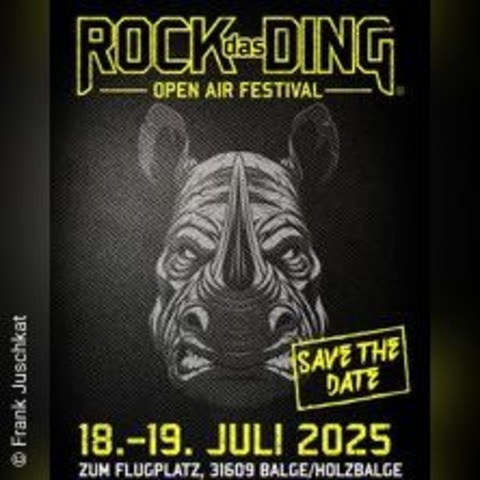 ROCK das DING Festival - Wochenendticket - BALGE - 18.07.2025 18:00