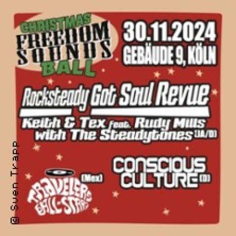 Freedom Sounds Christmas Ball-Keith & Tex, Rudy Mills, Travelers All Stars u.a - KLN - 30.11.2024 18:00