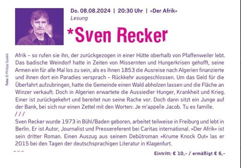 Sven Recker - Freiburg - 08.08.2024 20:30