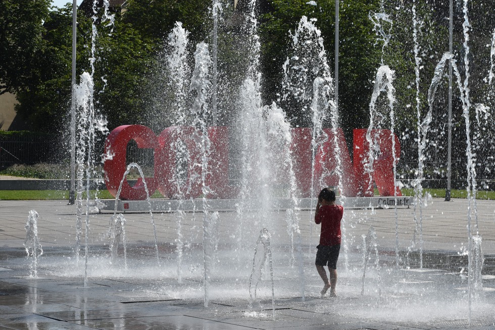 Wasserspiel Place Rapp - Colmar