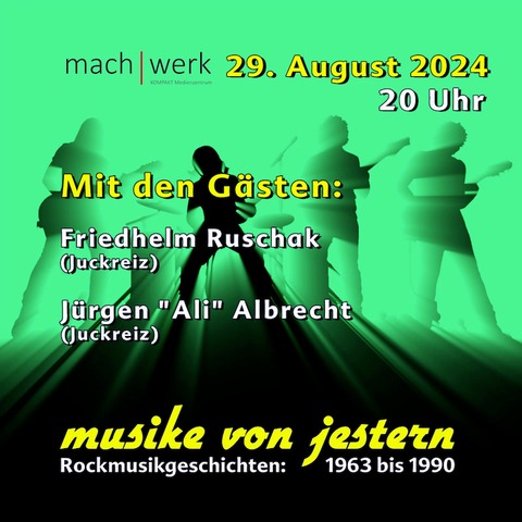 musike von jestern nr. 5 - Magdeburg - 29.08.2024 20:00