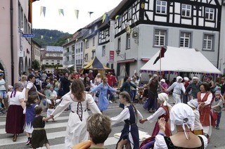 Endlich findet in Waldkirch wieder das Mittelalterfest statt
