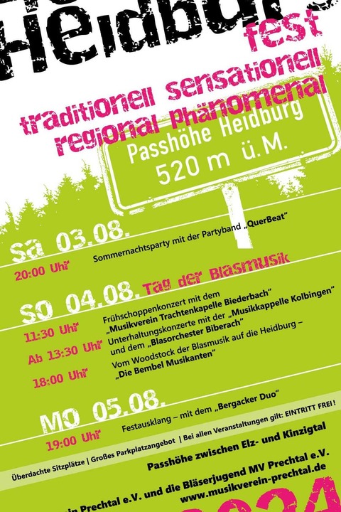 Heidburgfest - Elzach - 05.08.2024 19:00