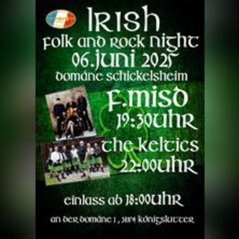 Irish Folk and Rock Night - KNIGSLUTTER - 06.06.2025 19:30