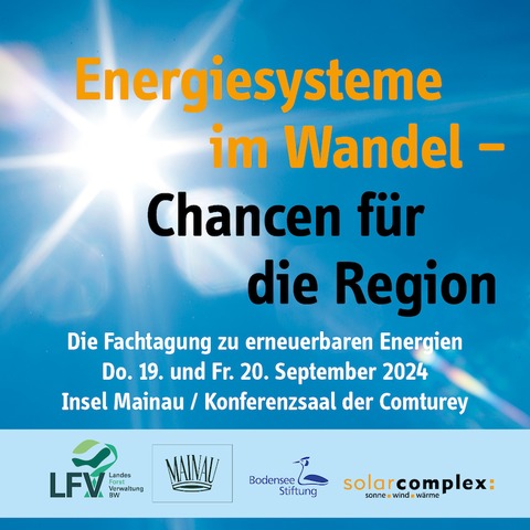 Energiesysteme im Wandel - Chancen fr die Region - Insel Mainau - 20.09.2024 09:00