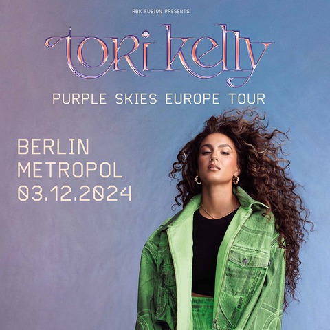 TORI KELLY VIP SOUNDCHECK PARTY PACKAGE - Berlin - 03.12.2024 19:00