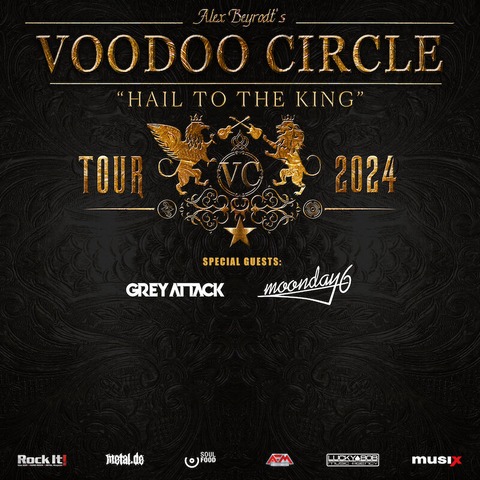 Voodoo Circle - Hail To The King Tour 2024 | Special Guest: Grey Attack & moonday6 - Dortmund - 17.11.2024 19:30