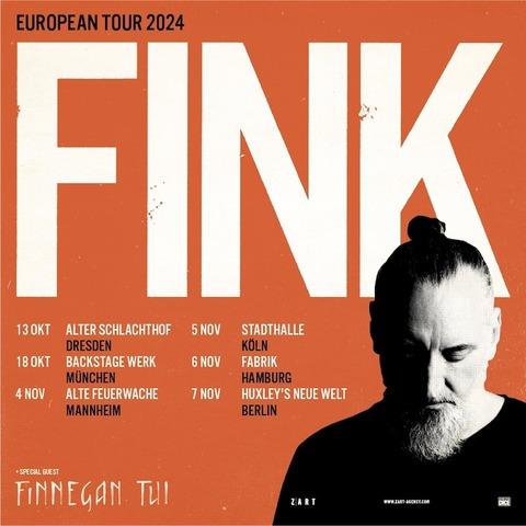 Fink - Support: Finnegan Tui - Mannheim - 04.11.2024 20:00