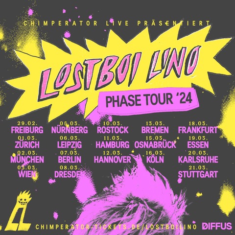 LOSTBOI LINO - Frankfurt am Main - 22.03.2025 19:00