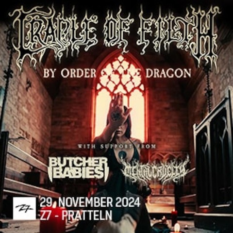 Cradle Of Filth - By Order Of The Dragon - Pratteln - 29.11.2024 18:30