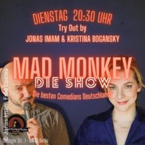 Der Mad Monkey Dienstag - BERLIN - 10.09.2024 20:30