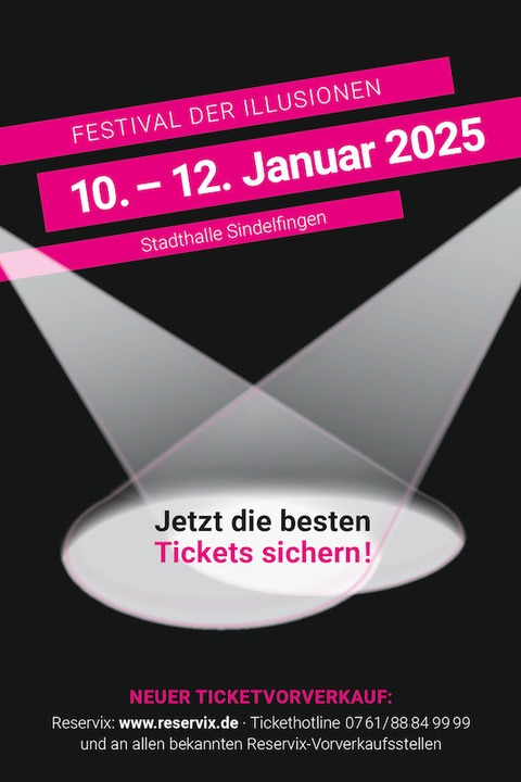 Festival der Illusionen - Die groe Zaubergala - Sindelfingen - 12.01.2025 15:00