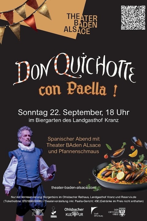 Don Quichotte -  Don Quichotte con Paella ! - Ohlsbach - 22.09.2024 18:00