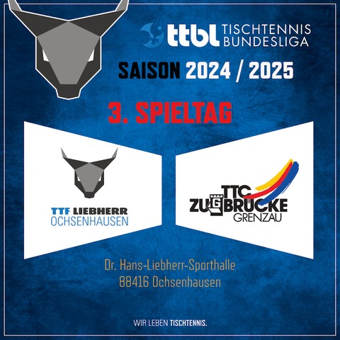 TTF Liebherr Ochsenhausen vs. TTC Zugbrcke Grenzau - Ochsenhausen - 23.09.2024 19:00