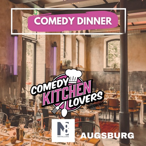 Comedy Dinner Augsburg - 4 Gnge Men + 3 Comedians - Augsburg - 08.03.2025 19:30