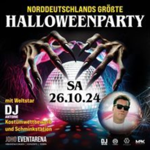 JOHO Halloweenparty meets DJ ANTOINE - BARGESHAGEN - 26.10.2024 18:00