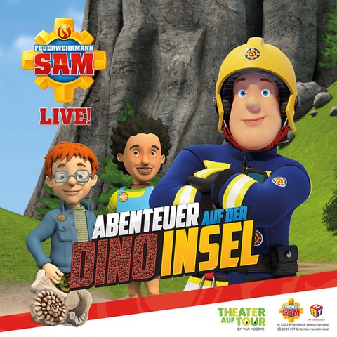 Feuerwehrmann Sam Live! - Abenteuer auf der Dino-Insel - Gunzenhausen - 07.04.2025 15:00