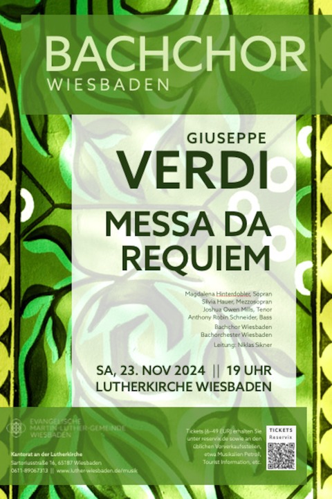 Giuseppe Verdi: Messa da Requiem - Wiesbaden - 23.11.2024 19:00