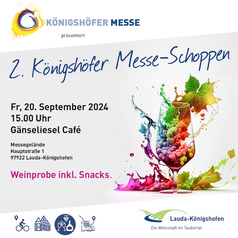 2. Knigshfer Messe-Schoppen - Lauda-Knigshofen - 20.09.2024 15:00