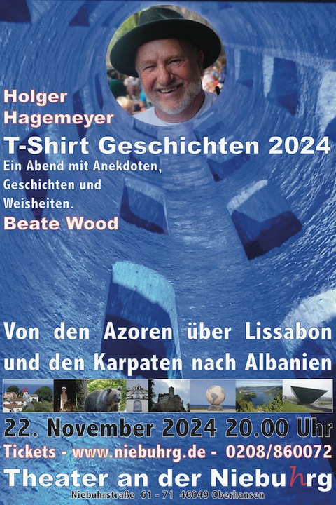 T-Shirt Geschichten - Ein Abend mit Anekdoten, Geschichten und Weisheiten - Oberhausen - 22.11.2024 20:00