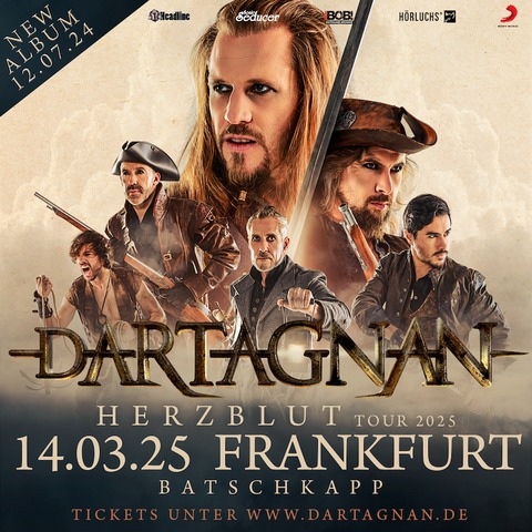 dArtagnan - Herzblut Tour 2025 - Frankfurt am Main - 14.03.2025 18:00