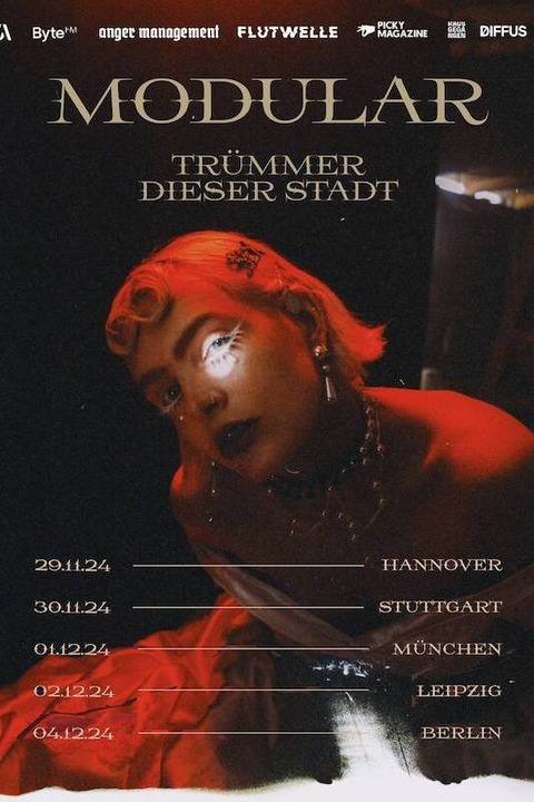 MODULAR - &#8222;Trmmer dieser Stadt&#8220; Tour 2024 - Berlin - 04.12.2024 20:00