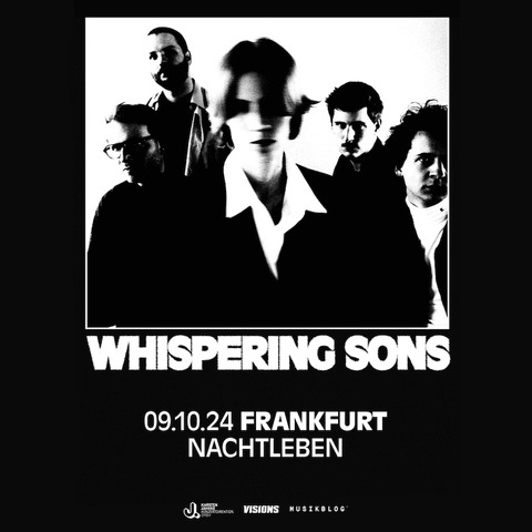 WHISPERING SONS - LIVE 2024 - Frankfurt am Main - 09.10.2024 20:00