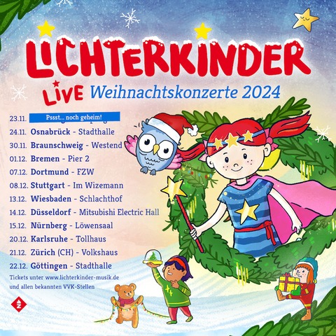 LICHTERKINDER - Weihnachtskonzerte 2024 - Wiesbaden - 13.12.2024 13:30