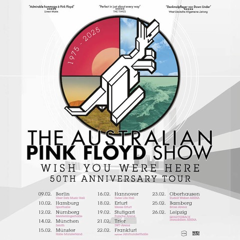 The Australian Pink Floyd Show - Wish You Were Here - 50th Anniversary Tour - Bamberg - 25.02.2025 20:00