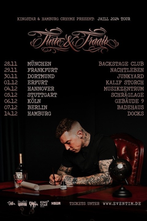 JAILL - TINTE & TRAGIK TOUR 2024 - Frankfurt am Main - 29.11.2024 19:00