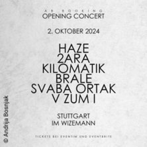 AB Booking - Opening Concert - Stuttgart - 04.04.2025 19:00