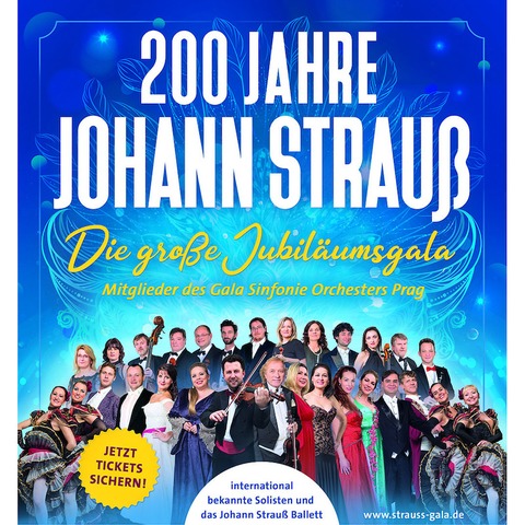 200 Jahre Johann Strau  die groe Jubilums Gala - Freital - 27.04.2025 15:30