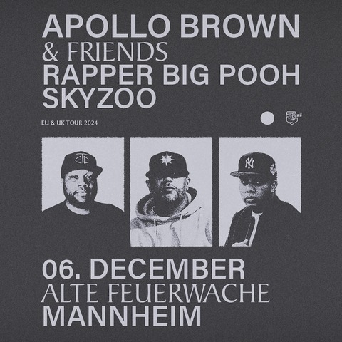 Apollo Brown & Friends - Rapper Big Pooh of Little Brother & Skyzoo - Mannheim - 06.12.2024 20:00