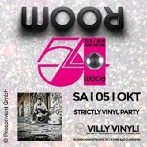 Room 54 Strictly Vinyl by DJ Villy Vinyli - BAD DRKHEIN - 30.11.2024 21:00