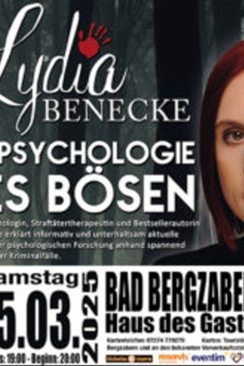 Lydia Benecke - Psychologie des Bsen - Bad Bergzabern - 15.03.2025 20:00