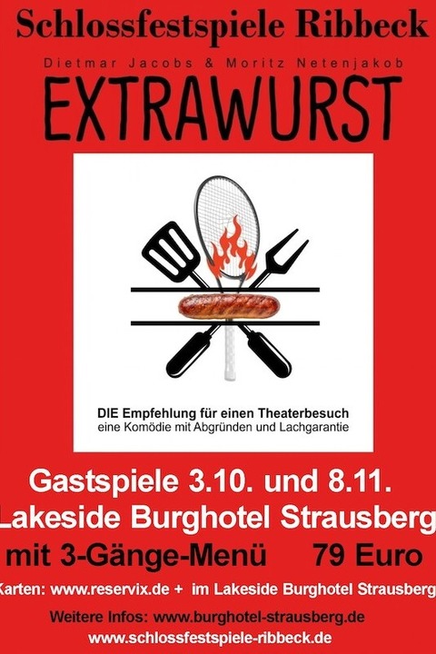 Extrawurst - Gastspiel Lakeside Burghotel zu Strausberg - Strausberg - 03.10.2024 19:00