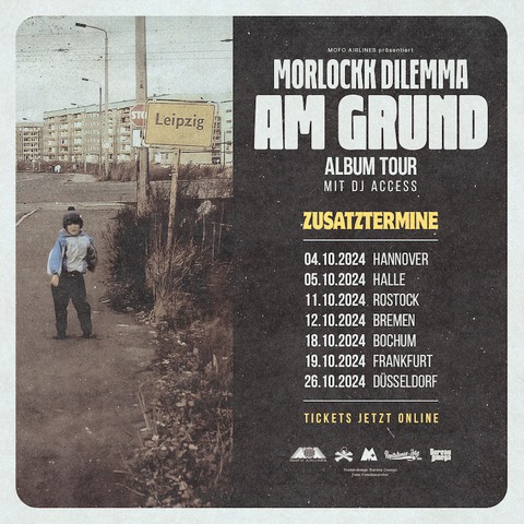 MORLOCKK DILEMMA - AM GRUND - ALBUM TOUR - Frankfurt am Main - 19.10.2024 19:00