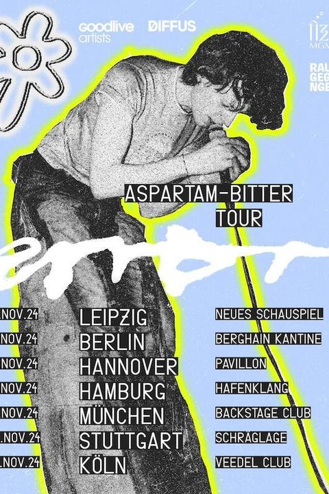 Error - ASPARTAM-BITTER TOUR - Hannover - 16.11.2024 19:00